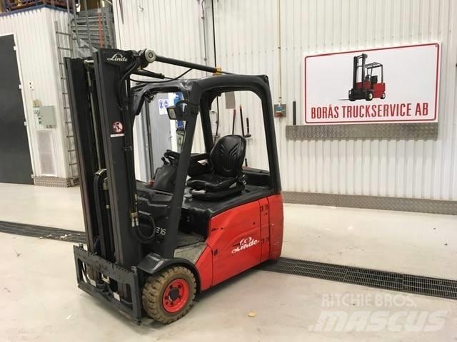 Linde E 16 H - 01 Ηλεκτρικά περονοφόρα ανυψωτικά κλαρκ