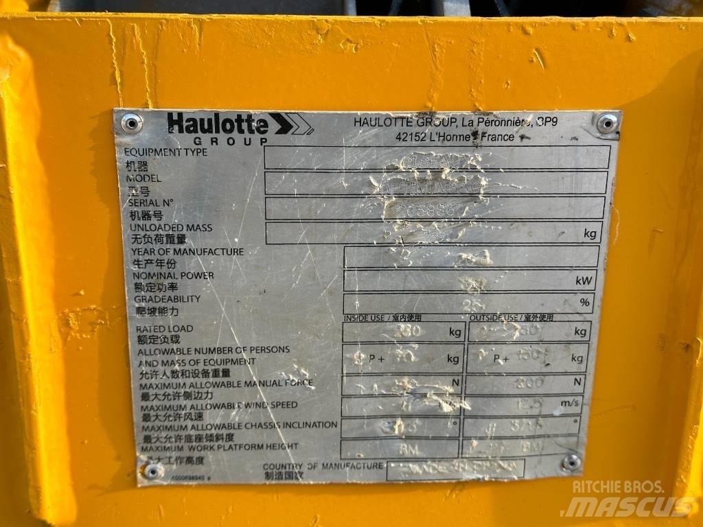 Haulotte OPTIMUM 8 Ανυψωτήρες ψαλιδωτής άρθρωσης