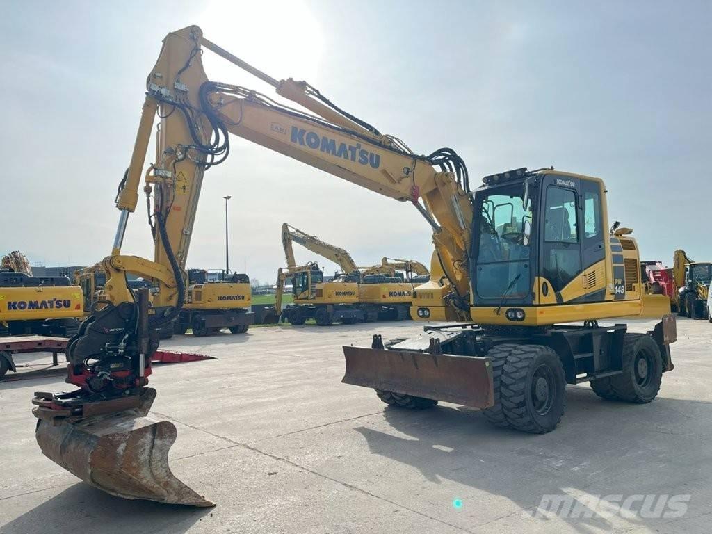 Komatsu PW 148-11 Εκσκαφείς με τροχούς - λάστιχα