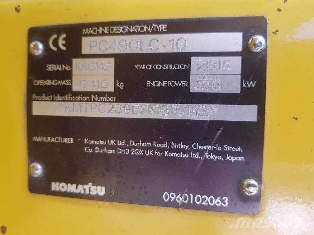 Komatsu PC 490 LC-10 Εκσκαφείς με ερπύστριες