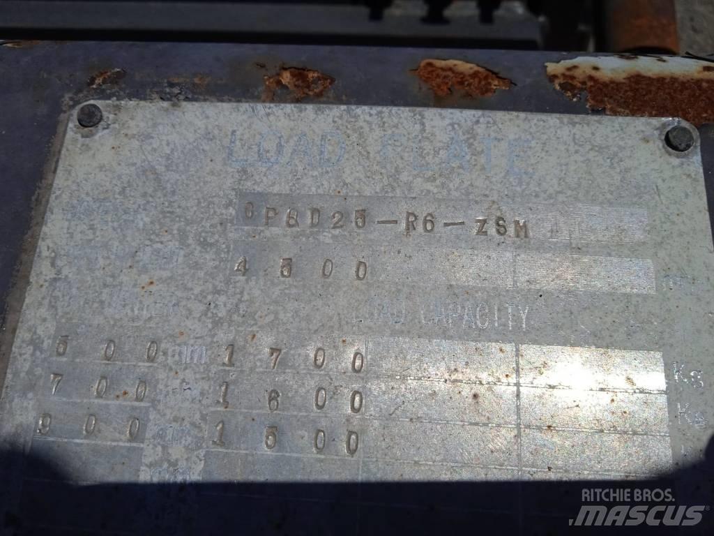 Fahel CPQD25-R6 ZSM Περονοφόρα ανυψωτικά κλαρκ με φυσικό αέριο LPG