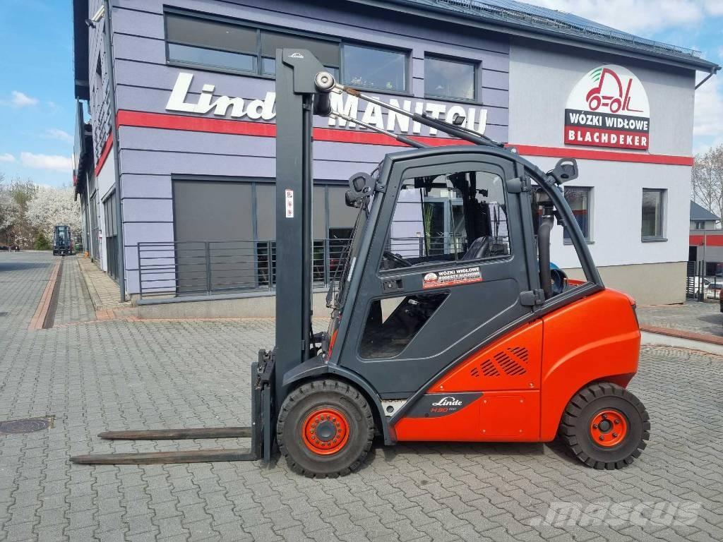 Linde H30T-02 Περονοφόρα ανυψωτικά κλαρκ με φυσικό αέριο LPG
