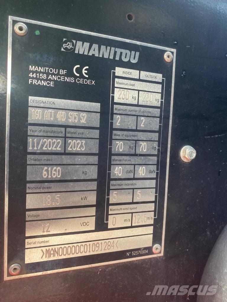 Manitou 160 ATJ Ανυψωτήρες με αρθρωτό βραχίονα