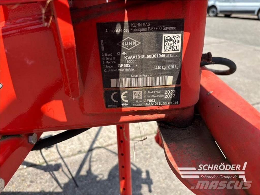 Kuhn GF 502 Τσουγκράνες και χορτοξηραντικές μηχανές