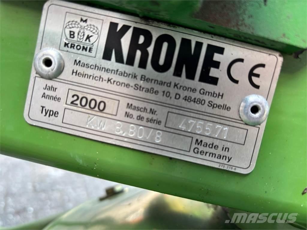 Krone KW 8.80/8 Τσουγκράνες και χορτοξηραντικές μηχανές
