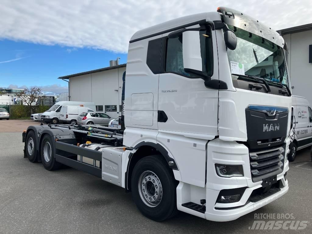 MAN TGX 26.520 Φορτηγά ανατροπή με γάντζο