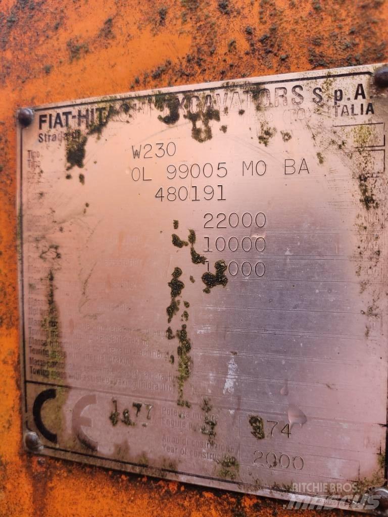 Fiat-Hitachi w230 Φορτωτές με λάστιχα (Τροχοφόροι)