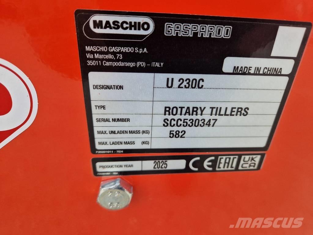 Maschio U 230 Σβολοκόπτες και περιστροφικά άροτρα