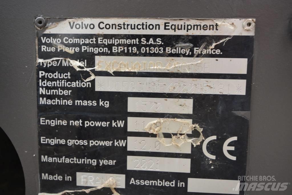 Volvo EC 15 E Εκσκαφάκι (διαβολάκι) < 7t