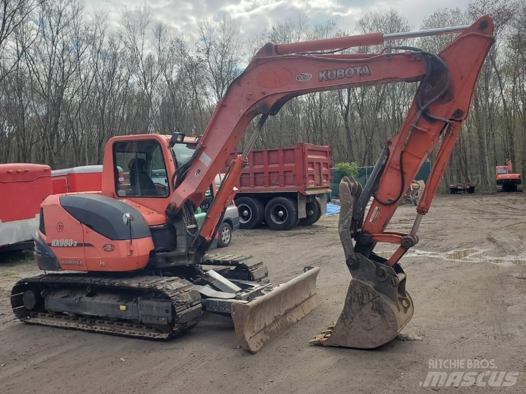 Kubota KX080-3 Εκσκαφείς με ερπύστριες
