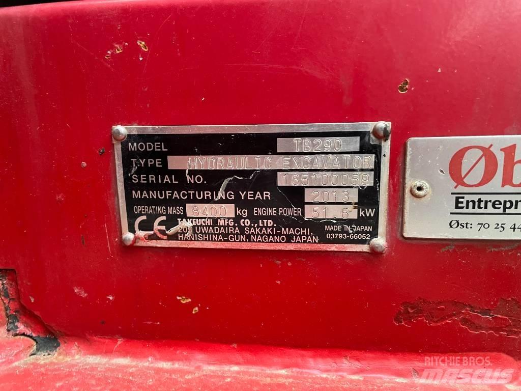 Takeuchi TB290 Μίνι εκσκαφείς 7t - 12t