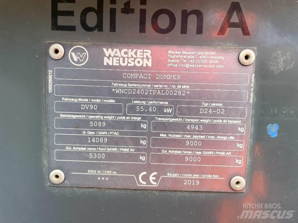 Wacker Neuson DV 90 Dumpers εργοταξίου