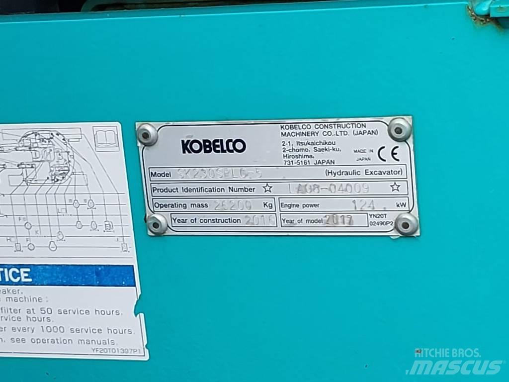 Kobelco SK230SRLC-5 Εκσκαφείς με ερπύστριες