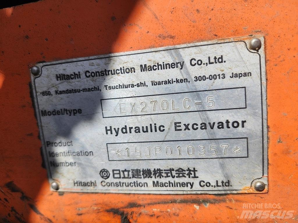 Hitachi EX 270 LC-5 Εκσκαφείς με ερπύστριες