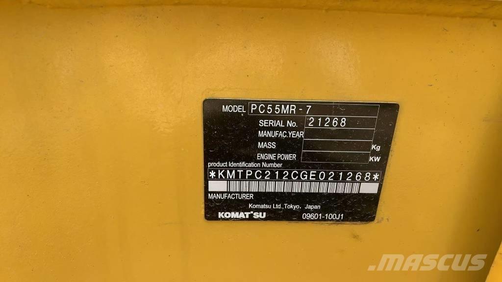 Komatsu PC 55 MR Εκσκαφείς με ερπύστριες