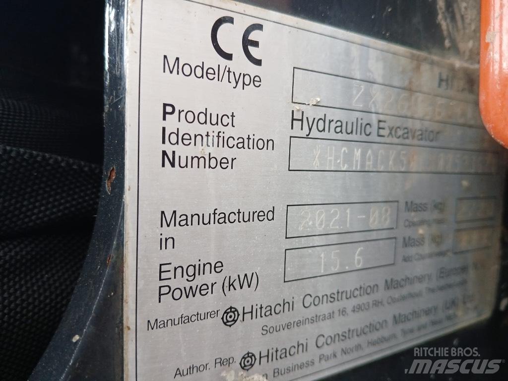 Hitachi ZX 26 U-6 Εκσκαφάκι (διαβολάκι) < 7t