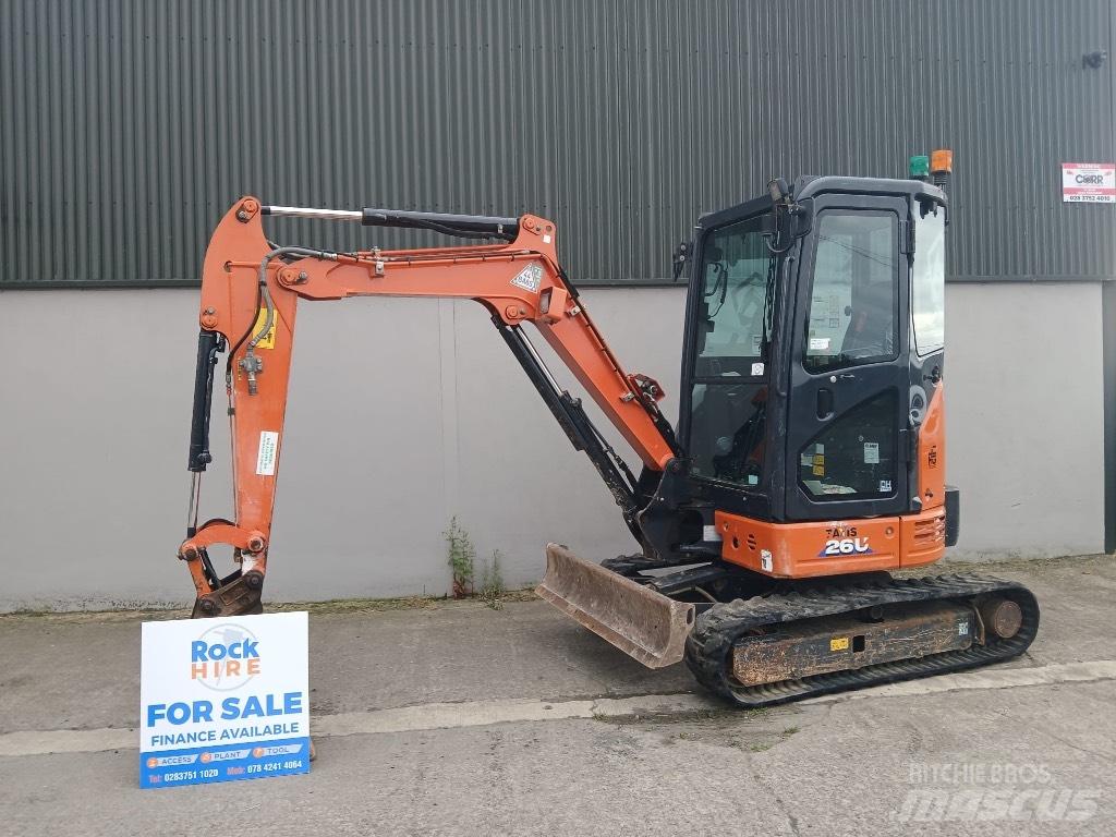 Hitachi ZX 26 U-6 Εκσκαφάκι (διαβολάκι) < 7t