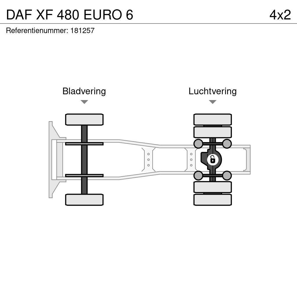 DAF XF 480 EURO 6 Τράκτορες