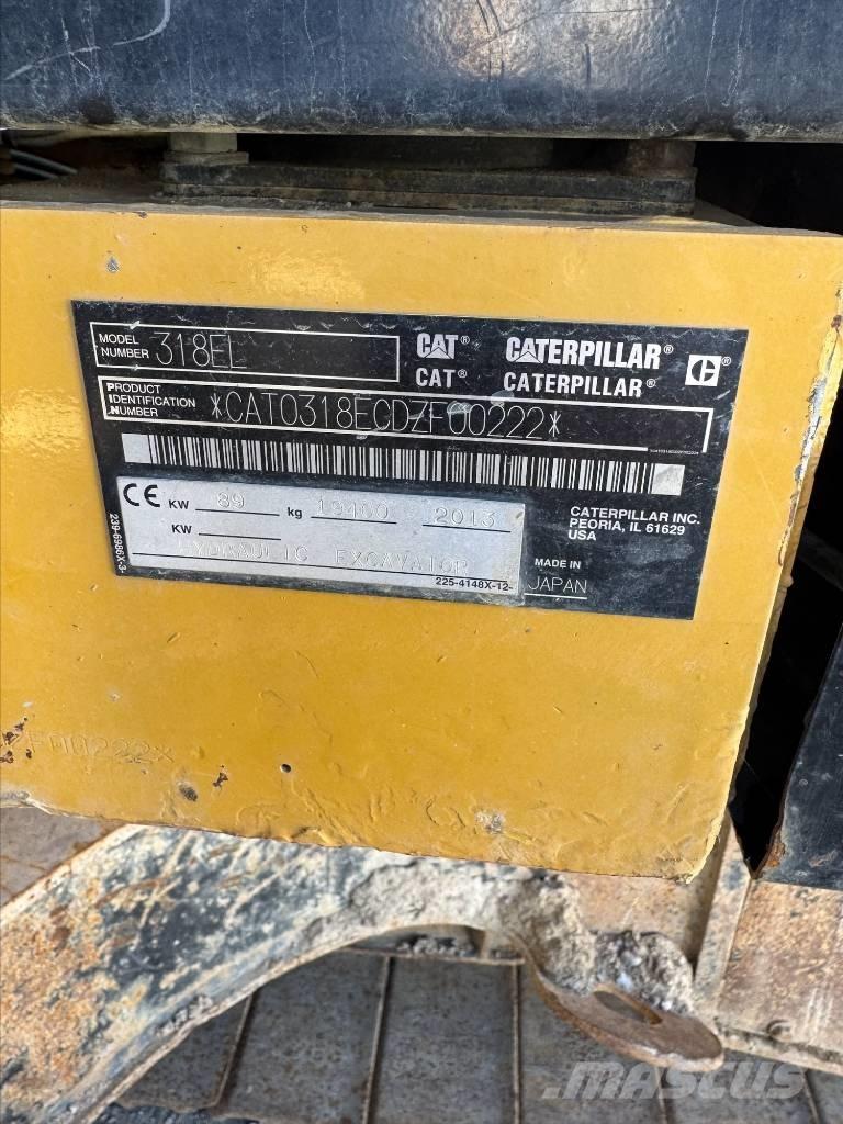 CAT 318 E L Εκσκαφείς με ερπύστριες
