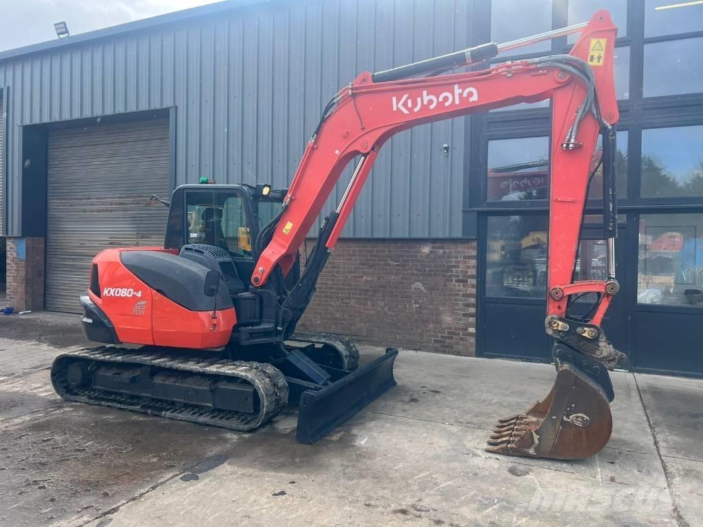 Kubota KX 080-4 Εκσκαφάκι (διαβολάκι) < 7t
