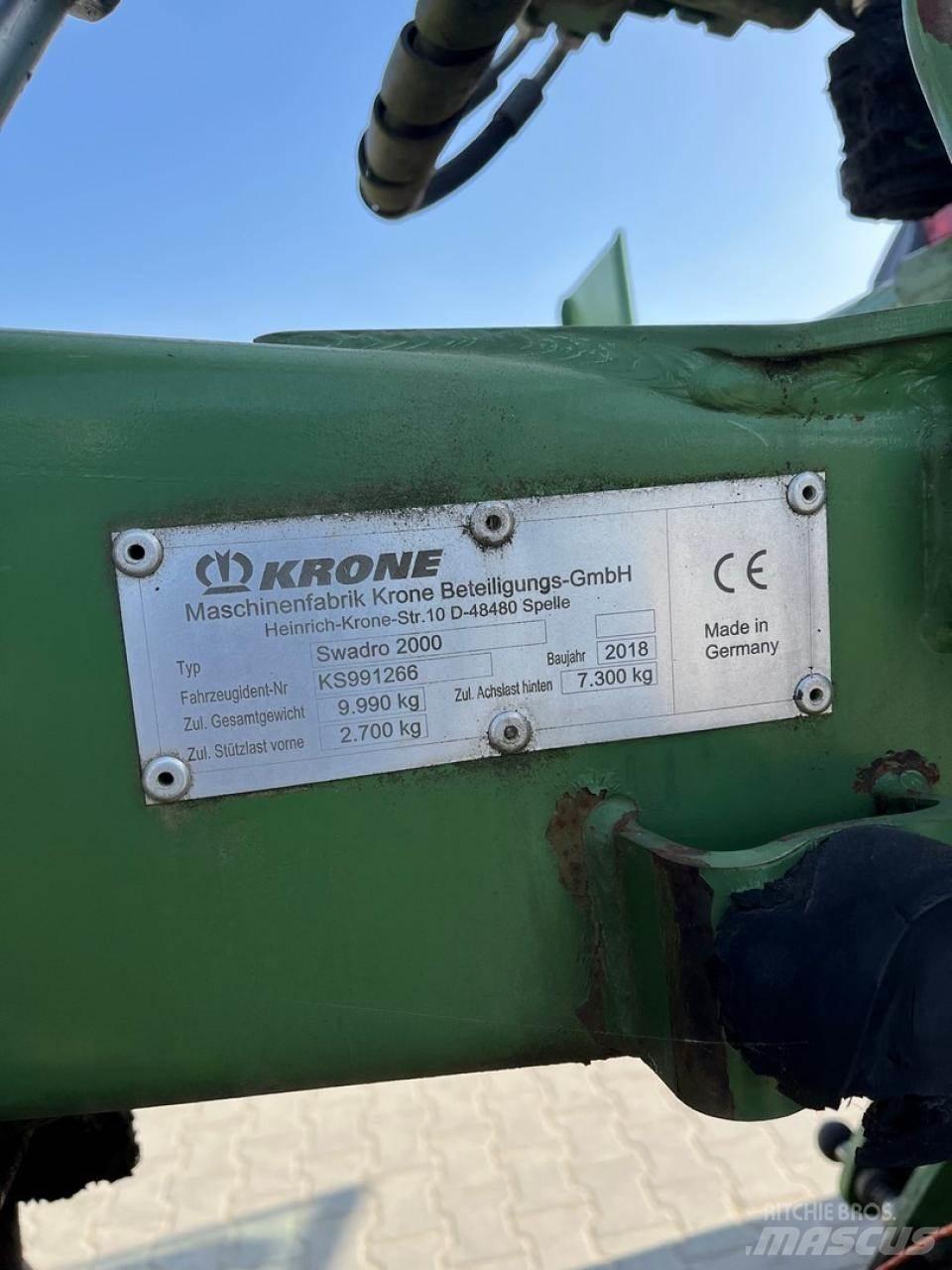 Krone Swadro 2000 Αναμοχλευτήρες