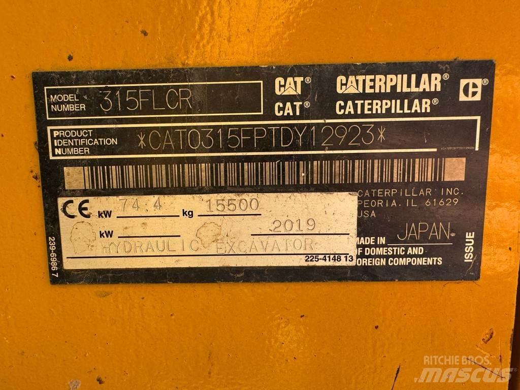 CAT 315F LCR Εκσκαφείς με ερπύστριες