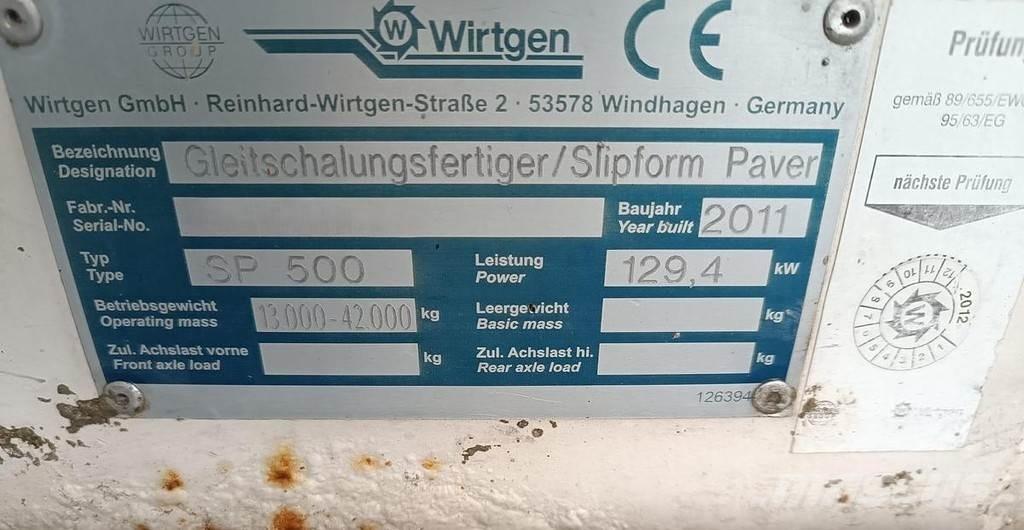 Wirtgen SP500 Επίστρωση ασφάλτου