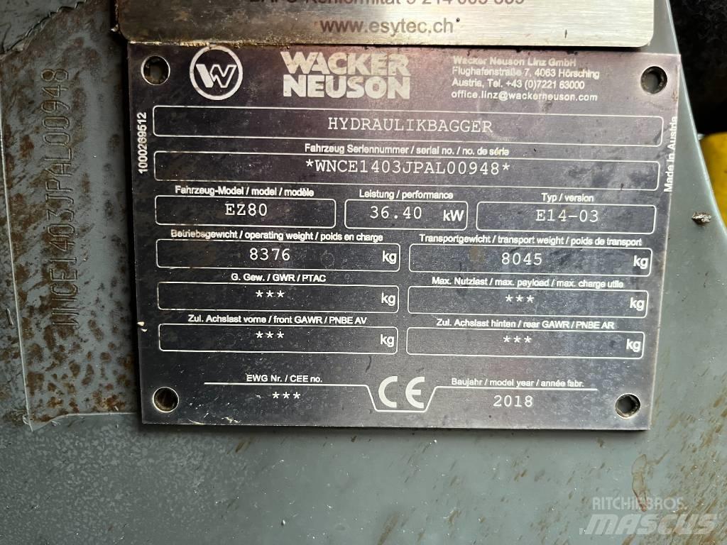 Wacker Neuson EZ 80 Μίνι εκσκαφείς 7t - 12t