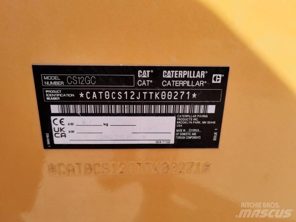 CAT CS 12 GC Οδοστρωτήρες μονού κυλίνδρου