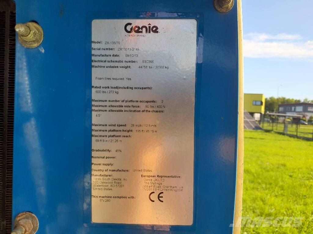 Genie ZX 135/70 Ανυψωτήρες με αρθρωτό βραχίονα