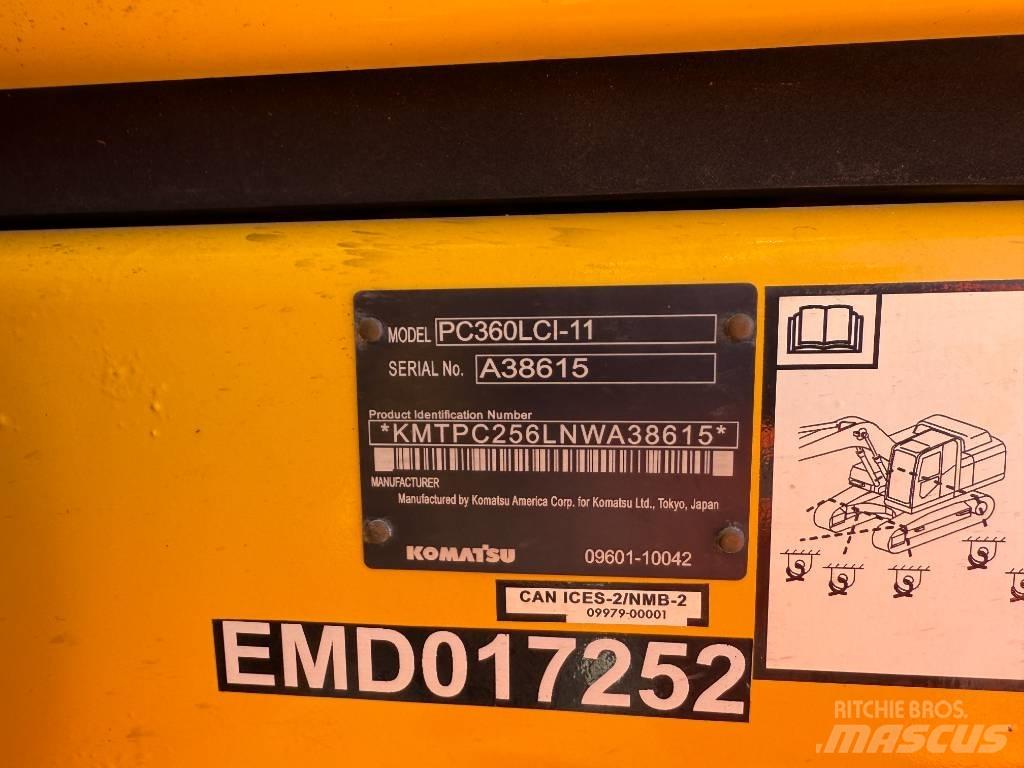Komatsu PC360LCi-11 Εκσκαφείς με ερπύστριες