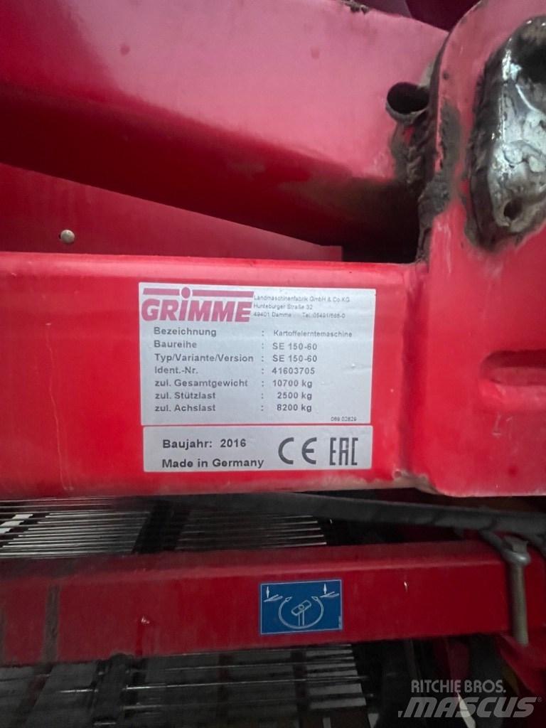 Grimme SE 150-60 Πατατοεξαγωγέας