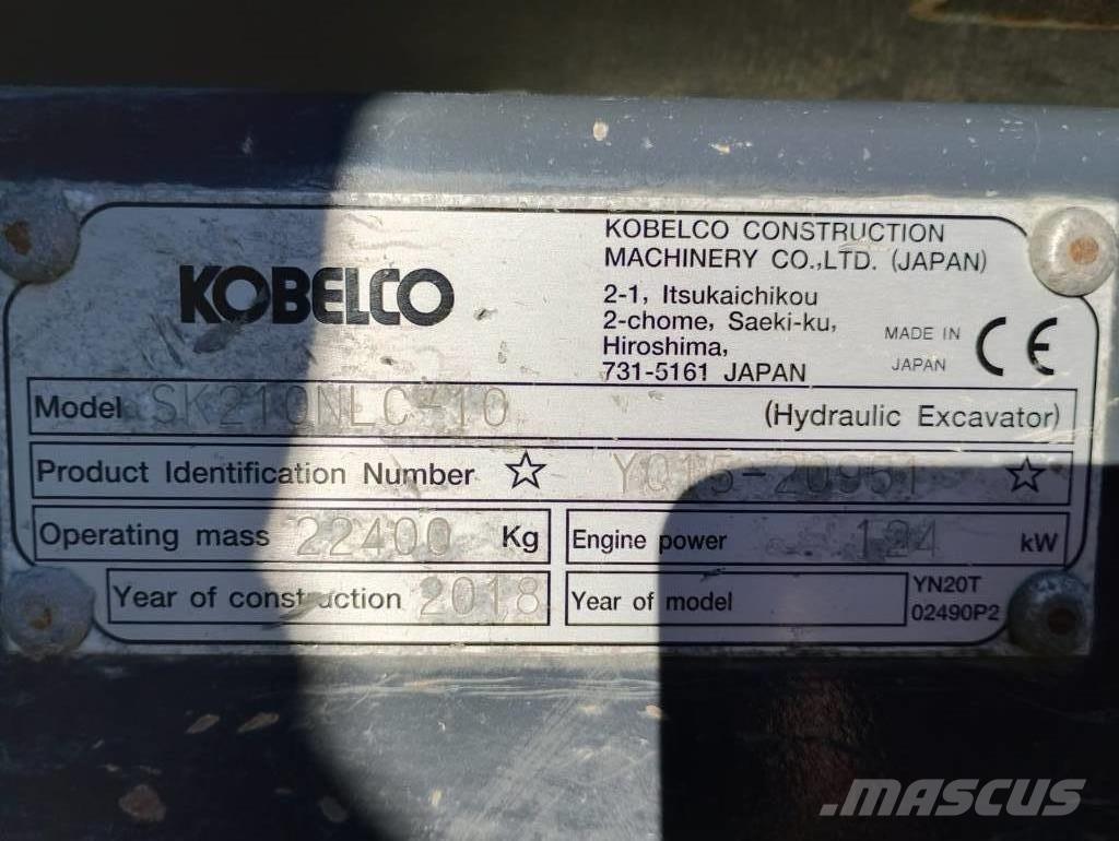 Kobelco SK210 N LC Εκσκαφείς με ερπύστριες