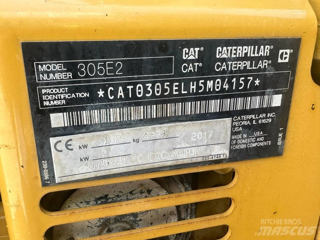 CAT 305 E CR Εκσκαφάκι (διαβολάκι) < 7t