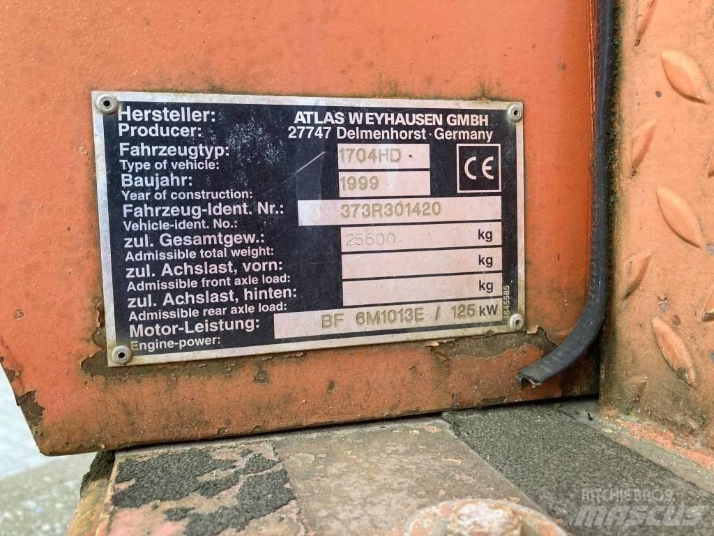 Atlas 1704 HD Εκσκαφείς με ερπύστριες