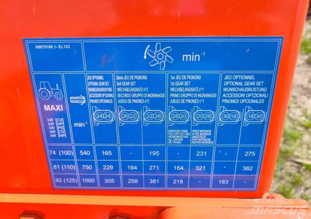 Kuhn EL 122-250 Σβολοκόπτες και περιστροφικά άροτρα
