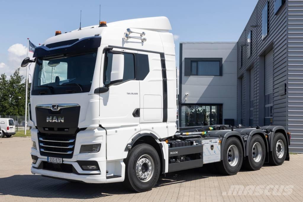 MAN TGX 35.520 Φορτηγά ανατροπή με γάντζο