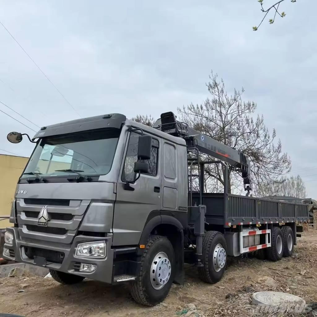 Howo 371 8x4 Φορτηγά με Γερανό