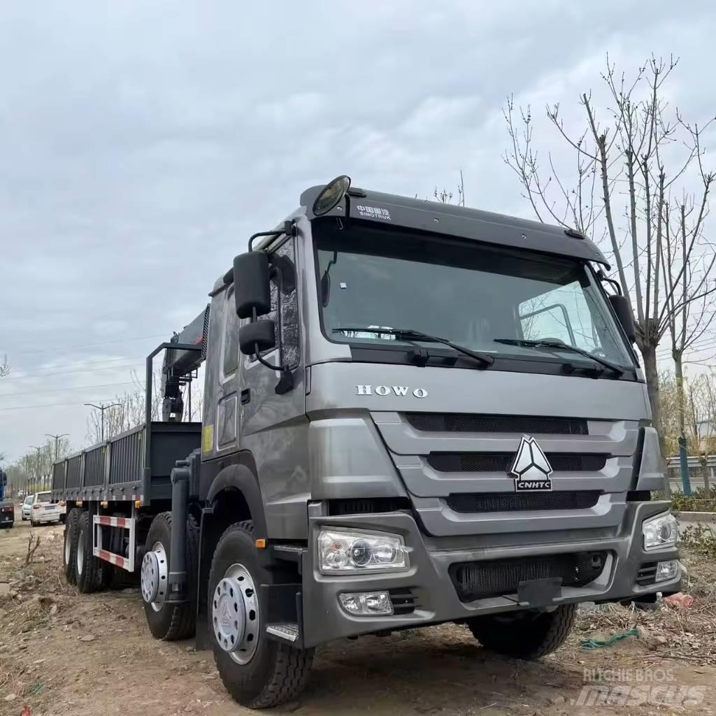 Howo 371 8x4 Φορτηγά με Γερανό