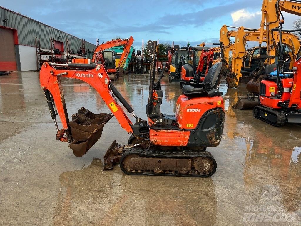 Kubota K 008-3 Εκσκαφάκι (διαβολάκι) < 7t