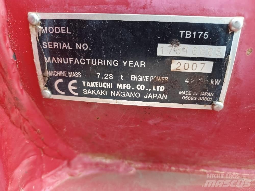 Takeuchi TB175 Μίνι εκσκαφείς 7t - 12t