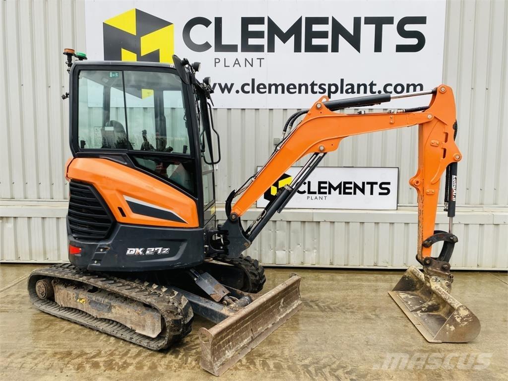 Doosan DX27Z Εκσκαφάκι (διαβολάκι) < 7t