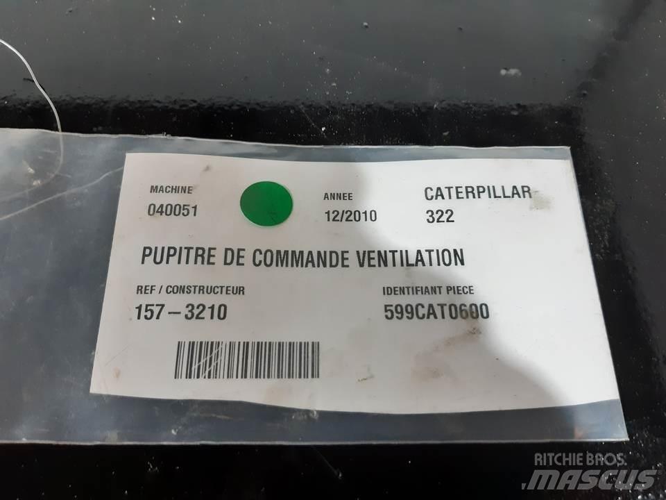 CAT 322 Καμπίνες και εσωτερικό