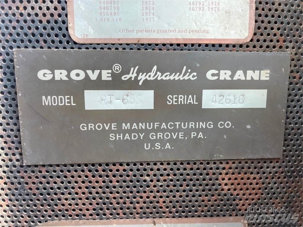 Grove RT65S Γερανοί ανώμαλου εδάφους