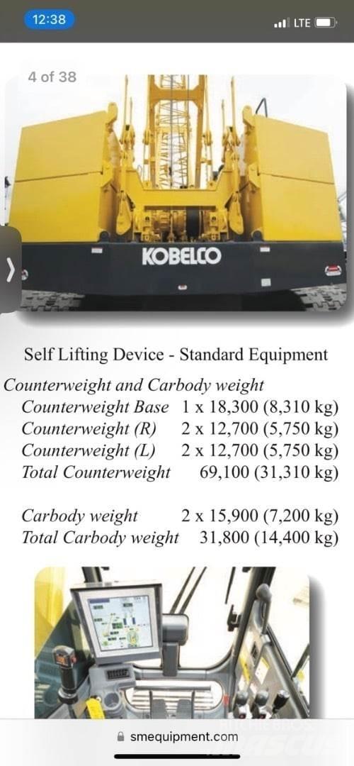 Kobelco CK1100G-2 Γερανοί με ερπύστριες