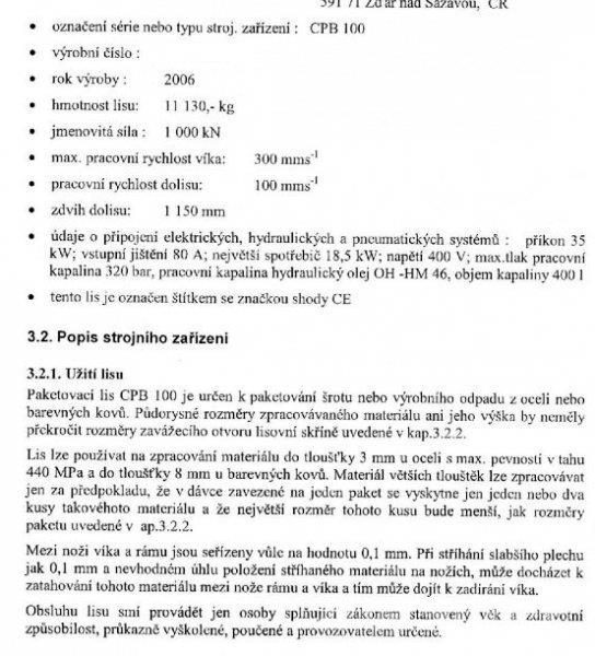  _JINÉ (CZ) ŽĎAS - CPB 100 Σπαστήρες