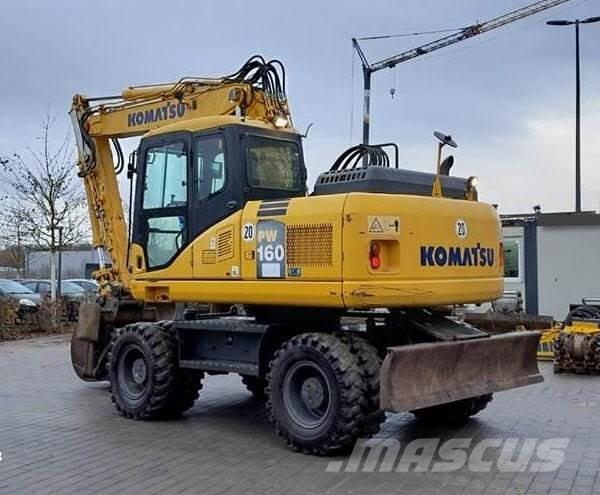 Komatsu PW 160-7E0 Εκσκαφείς με τροχούς - λάστιχα
