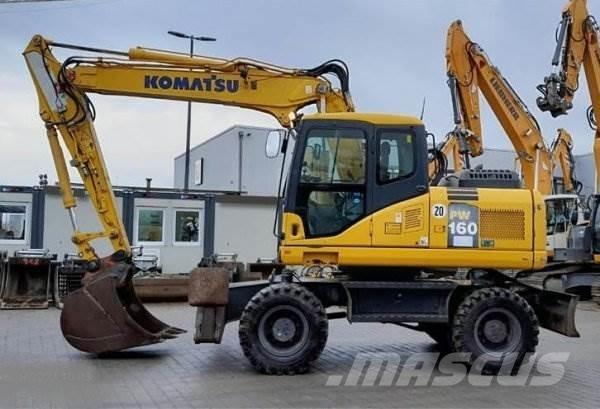 Komatsu PW 160-7E0 Εκσκαφείς με τροχούς - λάστιχα