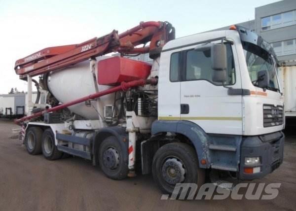 MAN TGA 35.410 +Sermac Αντλίες σκυροδέματος