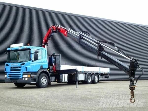 Scania P320 + Effer Φορτηγά με Γερανό